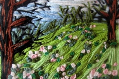 Woodland mini embroidery