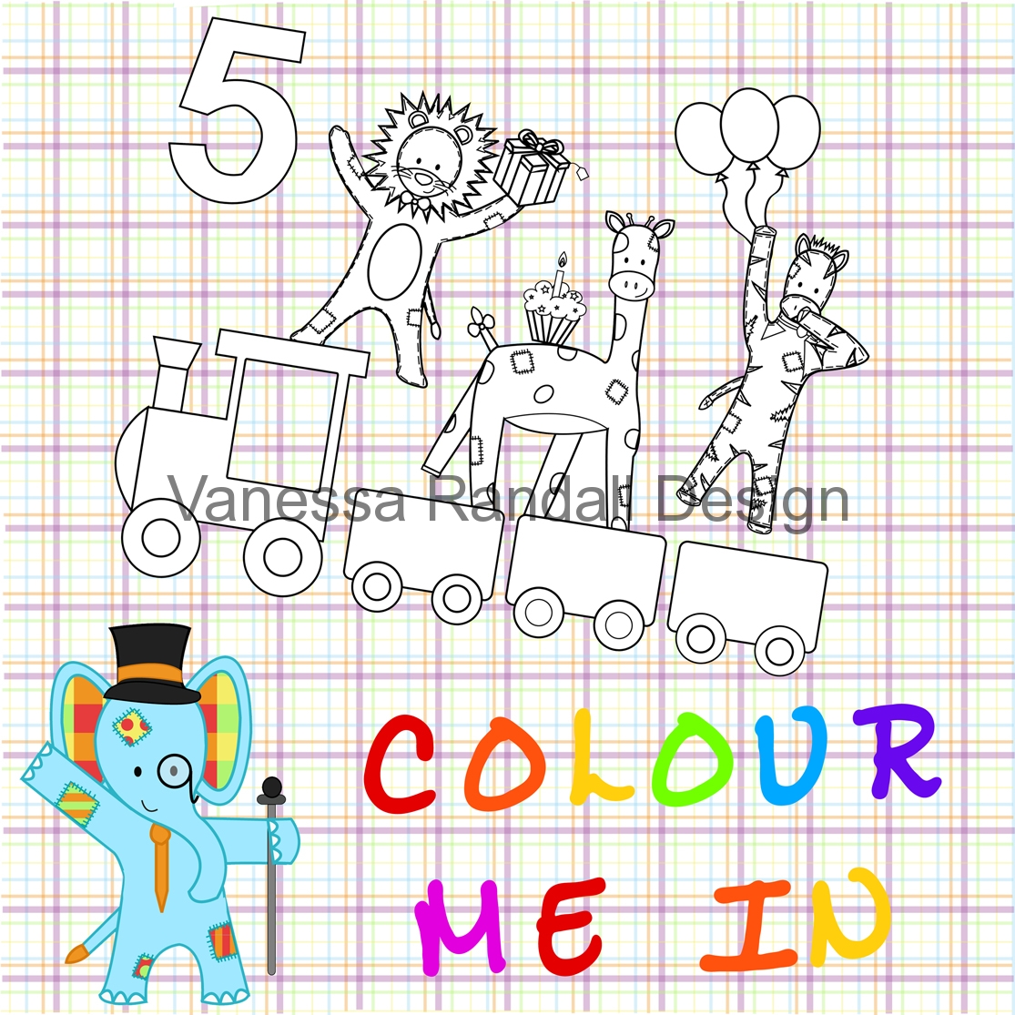 Colour me in page
