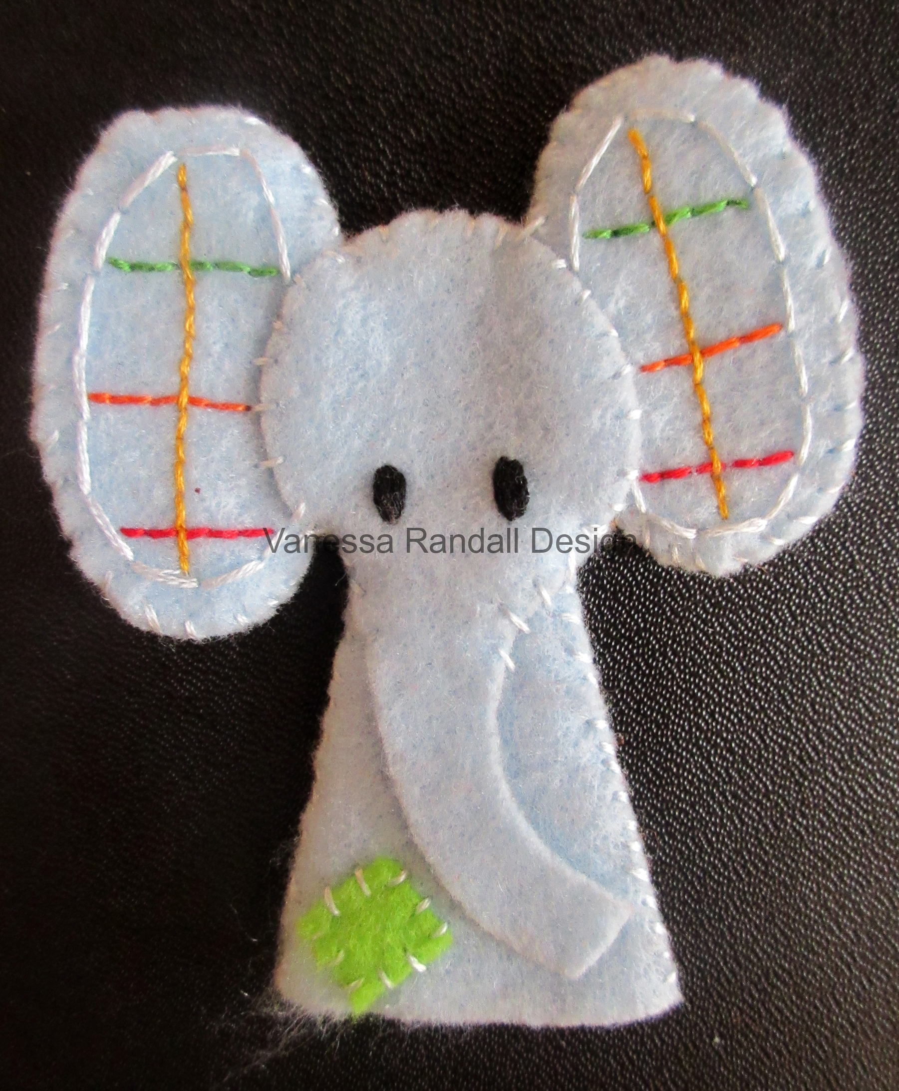 Elephant finger puppet